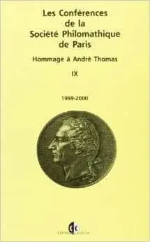 Couverture : CONFERENCES SOCIETE PHILOMATHIQUE (2000)