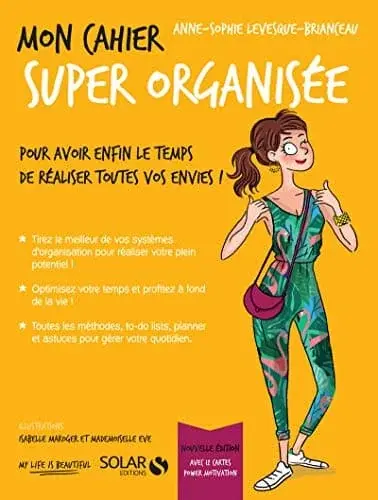 Couverture : Mon cahier Super organisée avec cartes