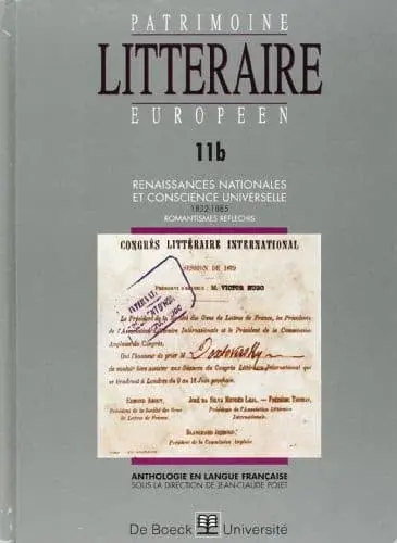 Couverture : Patrimoine littéraire européen: Index général