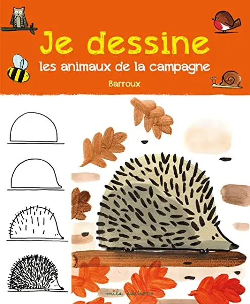 Couverture : Je dessine les animaux de la campagne