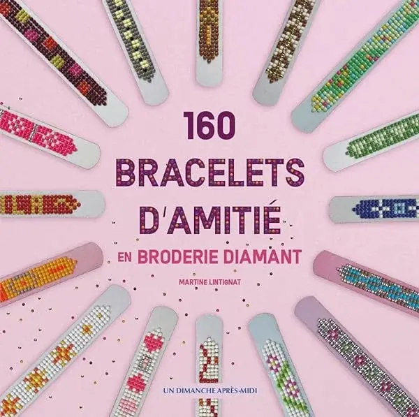 Couverture : 160 bracelets d'amitié en Broderie Diamant