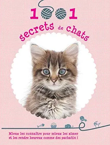 Couverture : 1001 secrets de chats: Mieux les connaître pour mieux les aimer et les rendre heureux comme des pacha(t)s !
