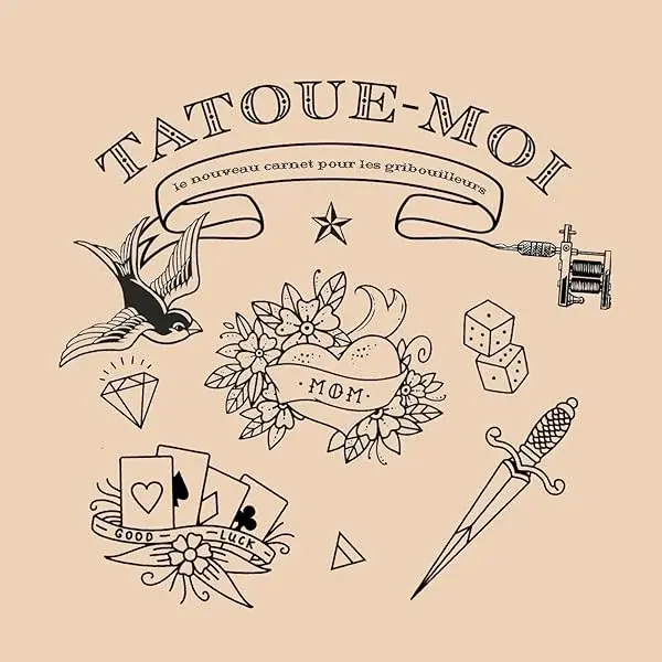 Couverture : Tatoue-moi: Le nouveau carnet pour les gribouilleurs