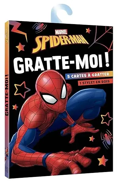 Couverture : SPIDER-MAN: Mini pochette Gratte-moi !: Marvel