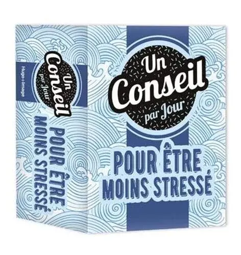 Couverture : Un conseil par jour pour être moins stressé 2021