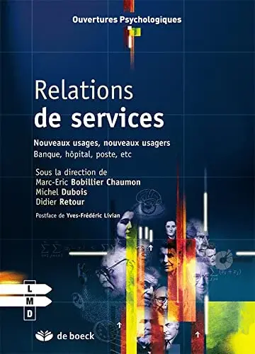 Couverture : Relations de services: Nouveaux usages, nouveaux usagers
