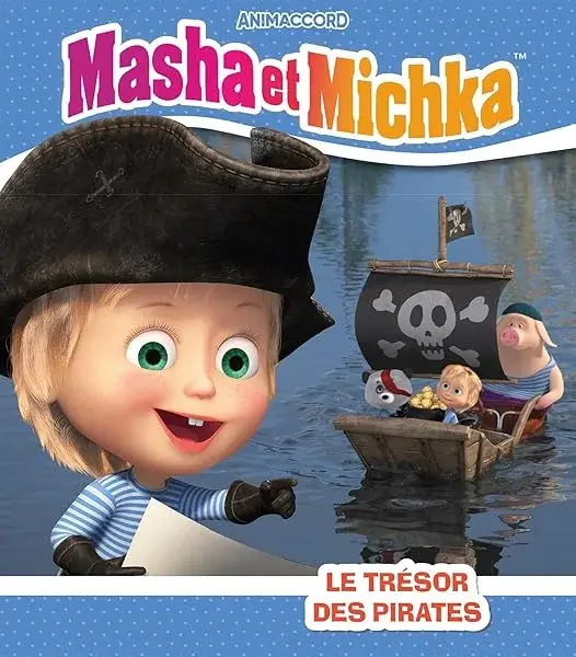 Couverture : Masha et Michka: Le trésor des pirates