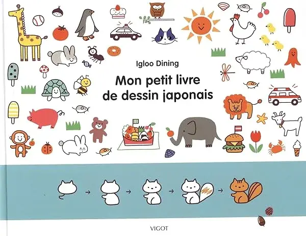 Couverture : Mon petit livre de dessin japonais