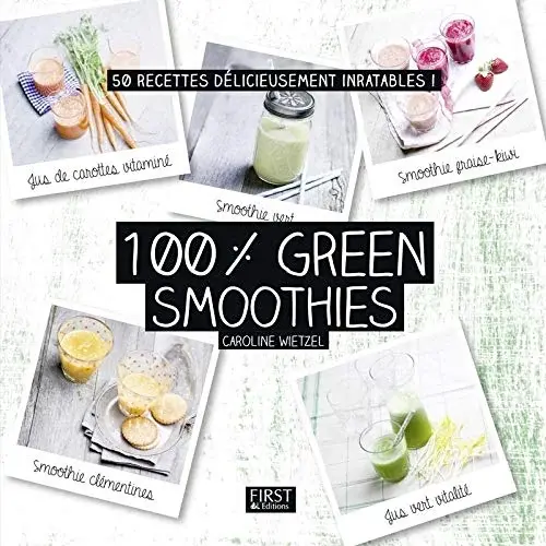 Couverture : 100 % green smoothies