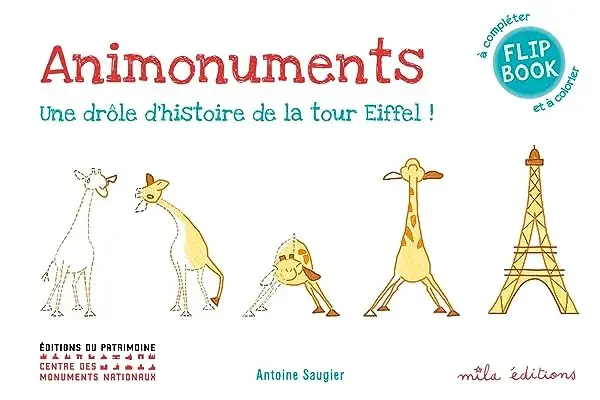 Couverture : Animonuments, une drôle d'histoire de la tour Eiffel
