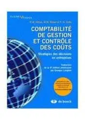 Couverture : Comptabilité de gestion et contrôle des coûts: Strategies for business decisions