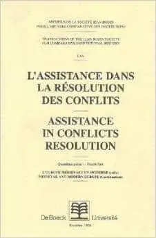 Couverture : Assistance in conflict resolution