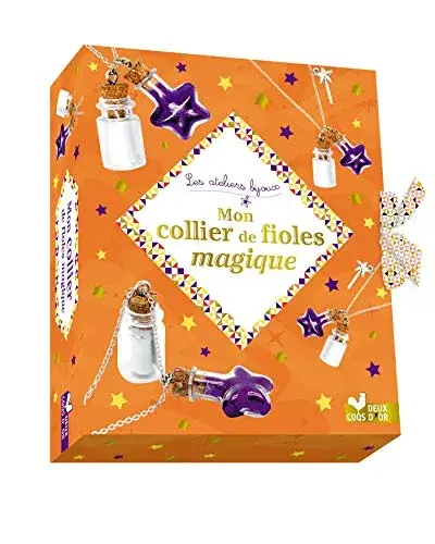 Couverture : Mon collier avec petites fioles: mini coffret avec accessoires