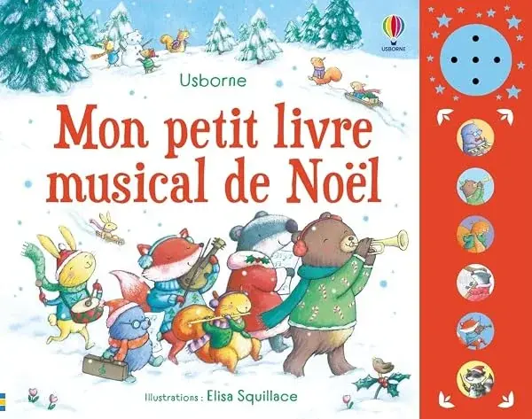 Couverture : Mon petit livre musical de Noël: Dès 1 an