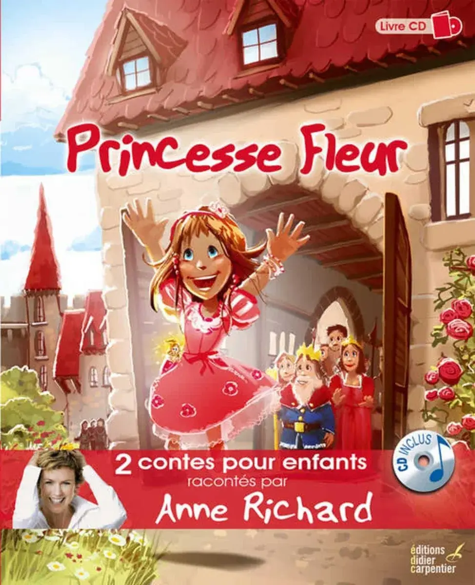 Couverture : Petit Chaperon Rouge et Princesse Fleur. 2 contes + 1CD audio