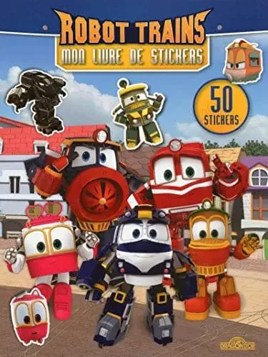 Couverture : Robot Trains: Mon livre de stickers