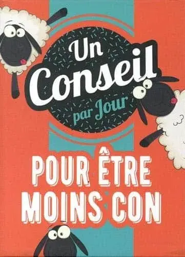 Couverture : Un conseil par jour pour être moins con 2021