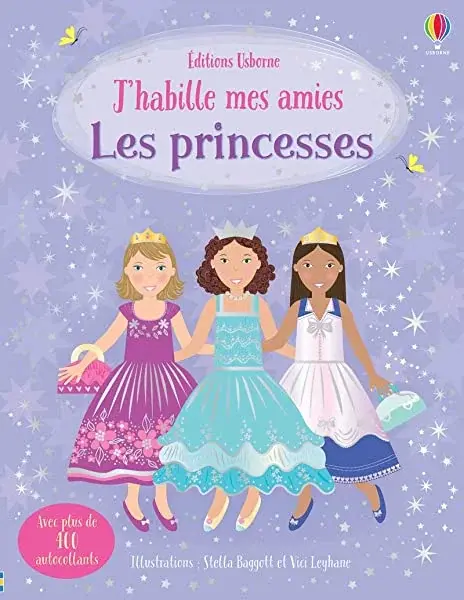 Couverture : J'habille mes amies: Les princesses