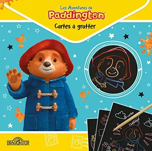 Couverture : Paddington: Cartes à gratter: Pochette avec 10 cartes à gratter et un bâtonnet: Dès 5 ans