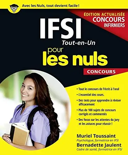 Couverture : IFSI Tout-en-Un pour les Nuls Concours, édition 2017