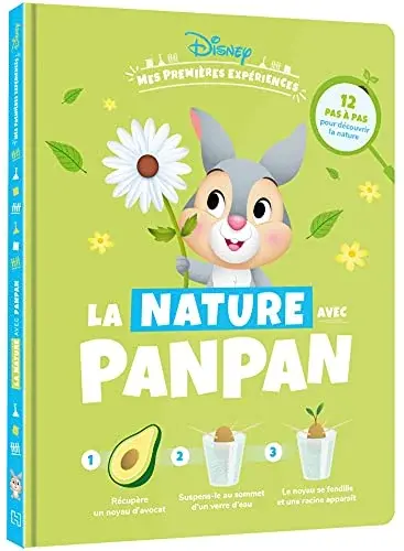Couverture : DISNEY BABY: Mes Premières Expériences: La nature avec Panpan