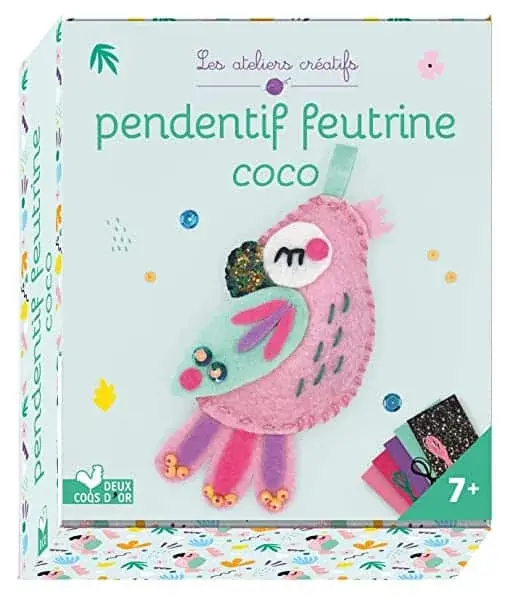 Couverture : Pendentif feutrine coco: mini-boîte avec accessoires
