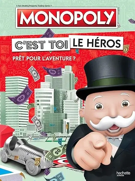 Couverture : Hasbro gaming / Monopoly-C'est toi le héros