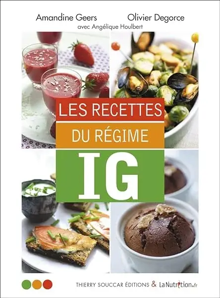 Couverture : Les Recettes du régime IG