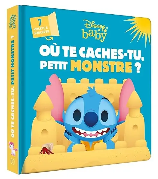 Couverture : DISNEY BABY: Où te caches-tu, Petit Monstre ?: Avec des volets à soulever