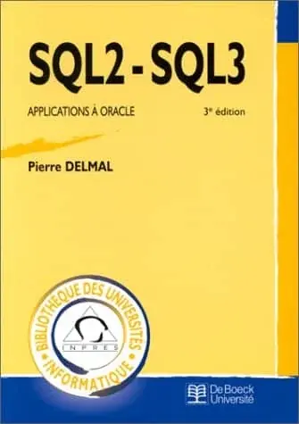 Couverture : SQL2: SQL3 : applications à Oracle, 3ème édition