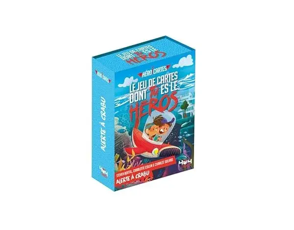 Couverture : Héroï'cartes : Alerte à Crabu: Jeu de cartes dont tu es le héros: De 8 à 12 ans