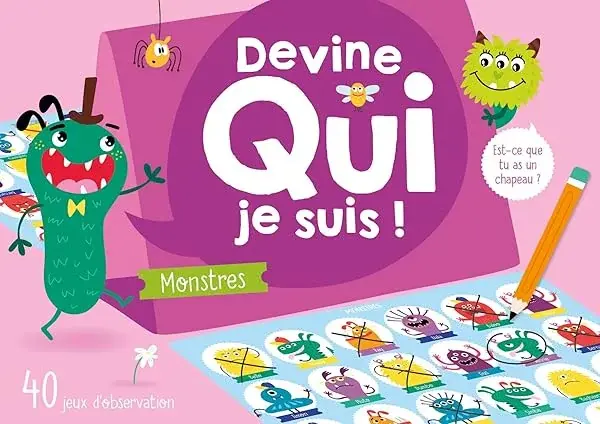Couverture : DEVINE QUI JE SUIS ! MONSTRES