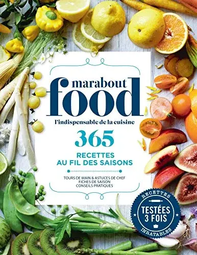 Couverture : 365 recettes et conseils pour cuisiner toute l'année les produits de saison