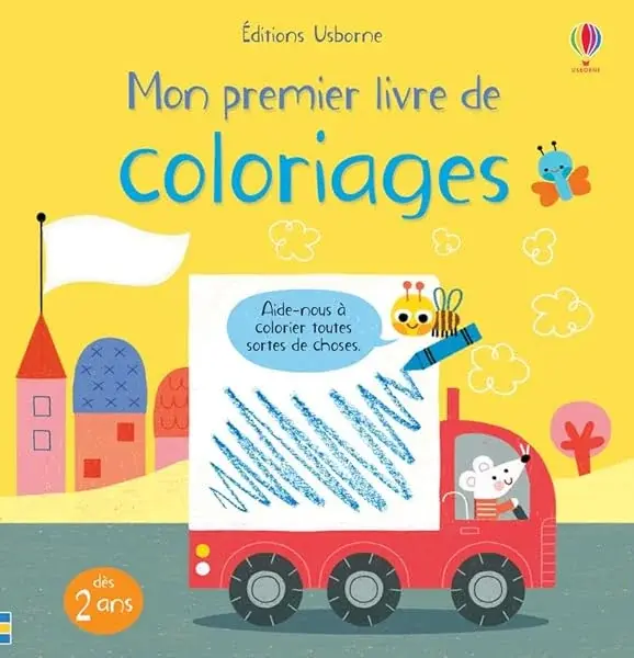Couverture : Mon premier livre de coloriages