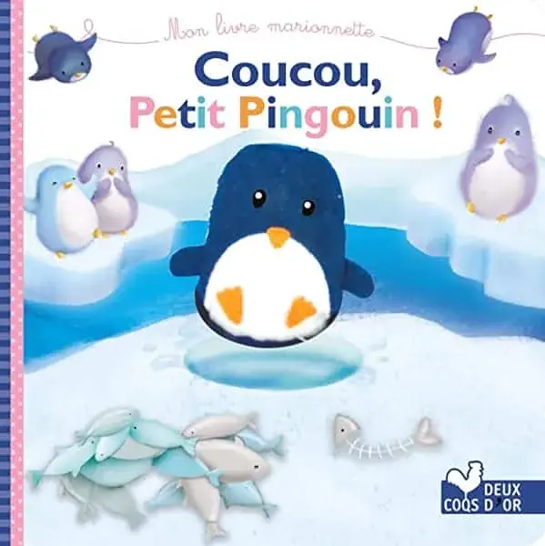 Couverture : Coucou petit pingouin: livre marionnette à doigt