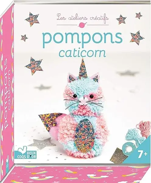 Couverture : Animal pompon: caticorn: mini coffret avec accessoires
