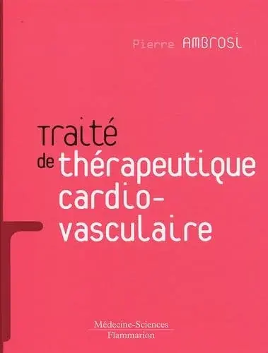 Couverture : Traité de thérapeutique cardiovasculaire