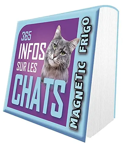 Couverture : Magnétique Frigo 365 infos sur les chats 2022