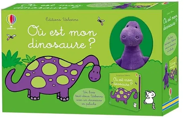 Couverture : Où est mon dinosaure ?: Coffret tout-doux Usborne