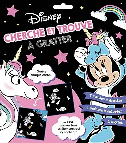 Couverture : MINNIE: Les Ateliers Disney: Cherche et Trouve à gratter: Disney
