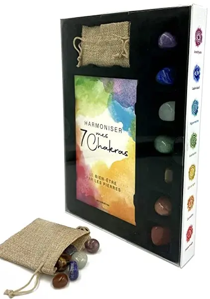 Couverture : Coffret: Harmoniser mes 7 chakras: Le bien-être par les pierres