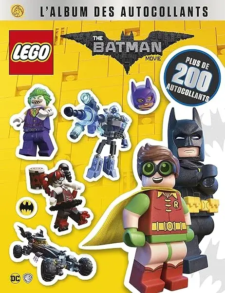 Couverture : LEGO BATMAN, LES AUTOCOLLANTS DU FILM
