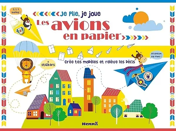 Couverture : Je plie, je joue: Les avions en papier