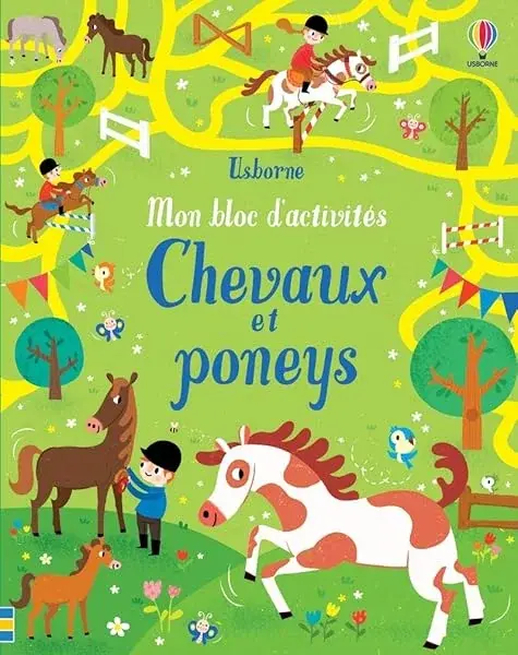 Couverture : Chevaux et poneys: Mon bloc d'activités