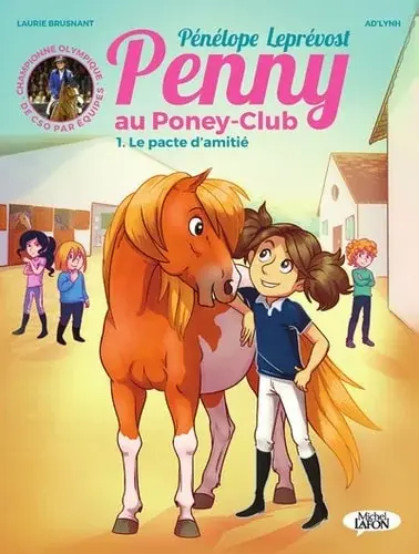 Couverture : Penny au poney-club Tome 1: Le pacte d’amitié