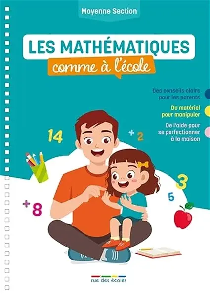 Couverture : Les mathématiques comme à l’école (4-5 ans)