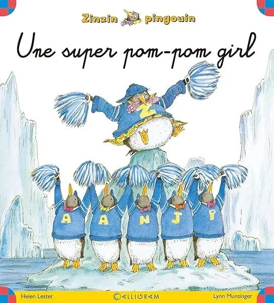 Couverture : zinzin pingouin: numéro 2 Super pom-pom girl (02)