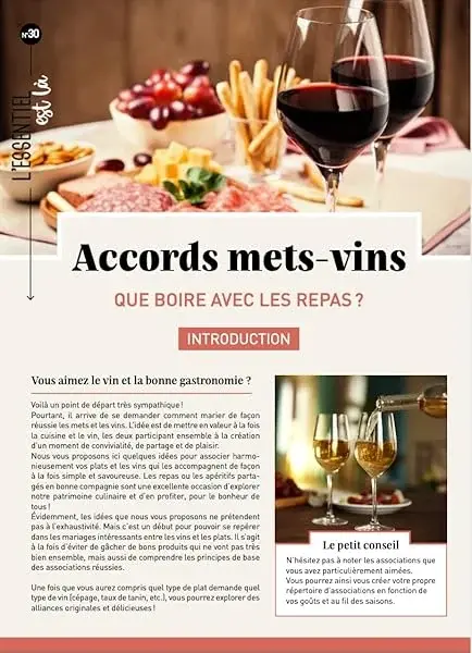Couverture : Accord mets-vins, de l'apéro au dessert: Introduction