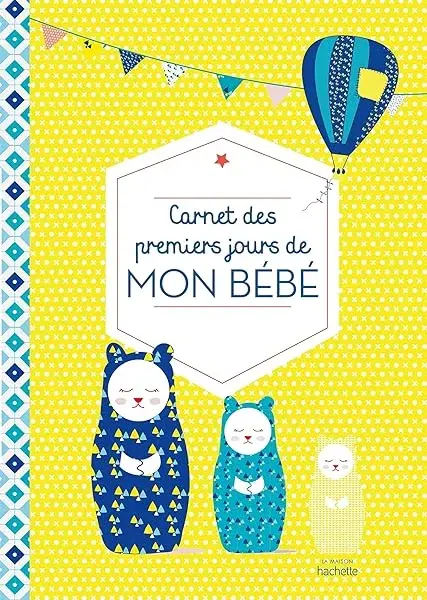 Couverture : Carnet des premiers jours de mon bébé