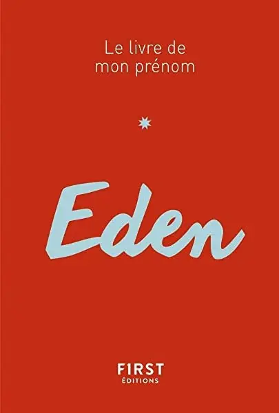 Couverture : 79 Le livre de mon prénom: Eden